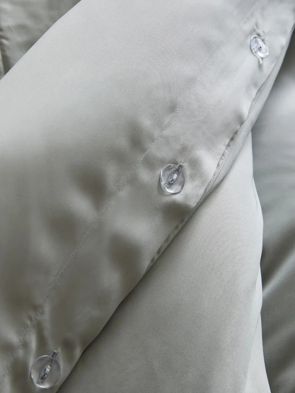 NEW Quince Bamboo Duvet Cover King, Color Eucalyptus